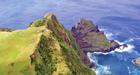 Chatham island cliff